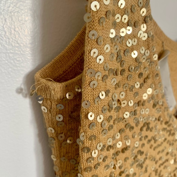 Sexy Gold Sequin Spiegel Bodycon Dress - Picture 6 of 8